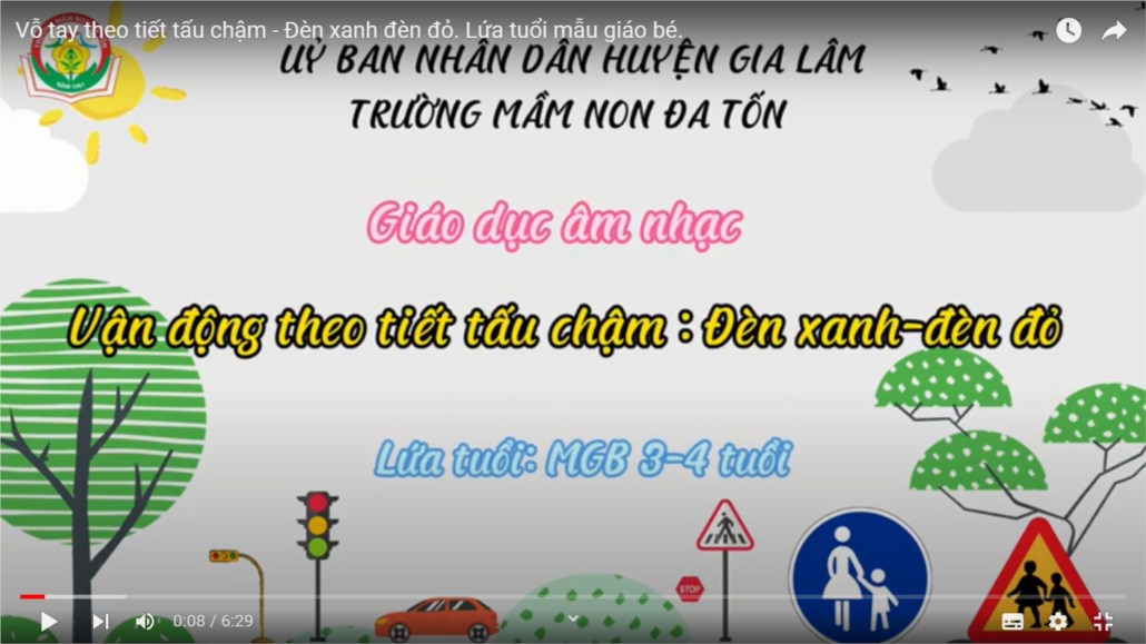 Âm nhạc   Đèn xanh, đèn đỏ - Giáo viên: Nguyễn Thị Thanh Loan